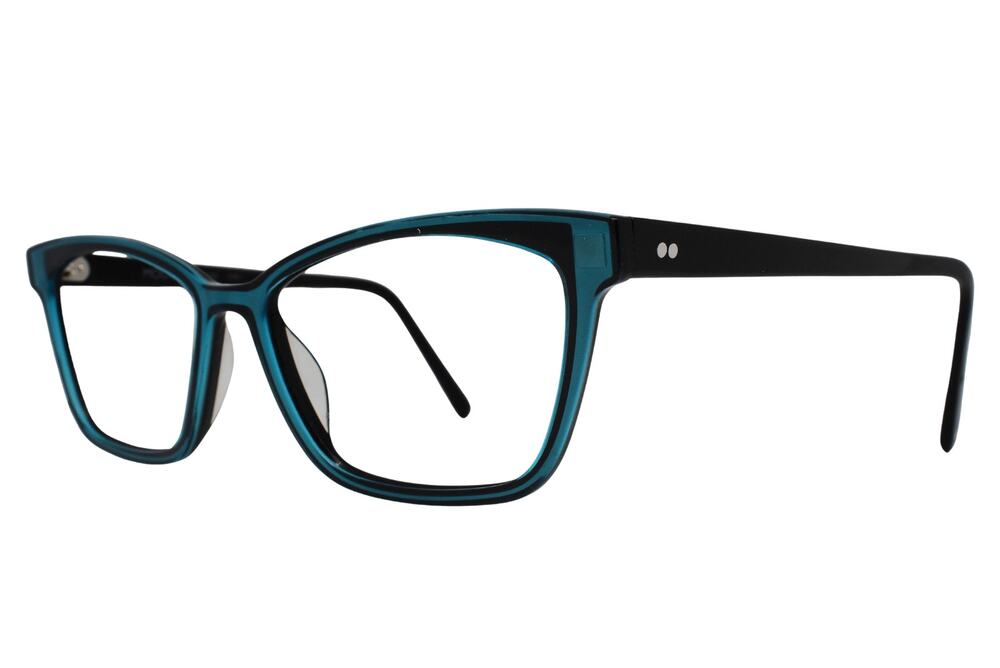 Modo Model 6619 TUQBLK (Turquoise/Black) 52-15-140 Eyeglasses FRAMES ONLY - GOOD